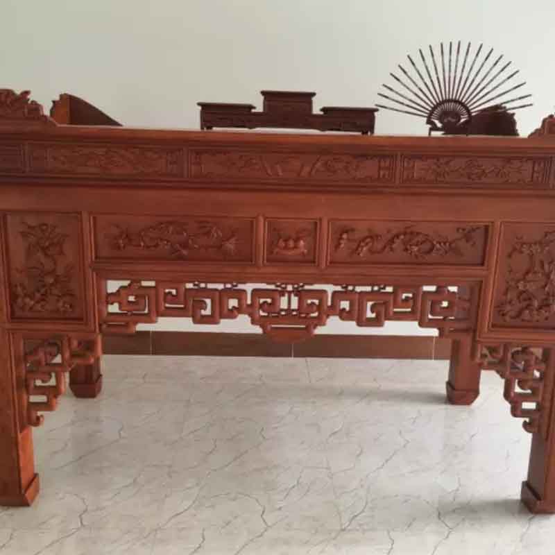 Án gian thờ gỗ Hương Đá cao cấp chân 12 AG929