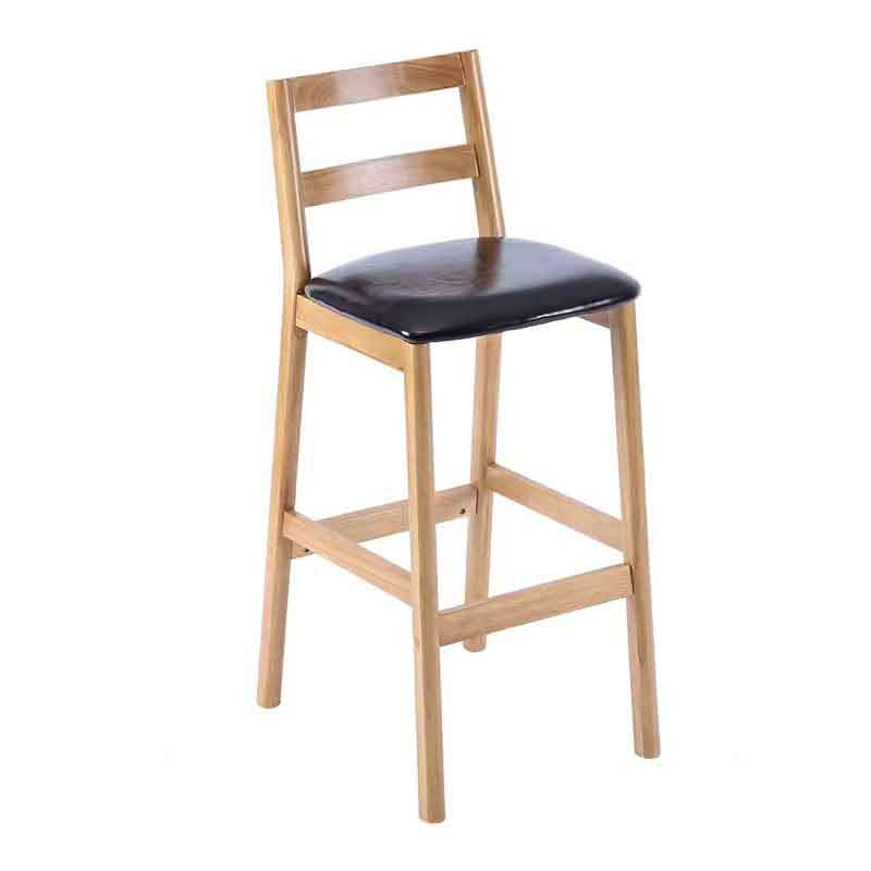 Ghế bàn bar khung gỗ nệm da kiểu Hàn Quốc GB672