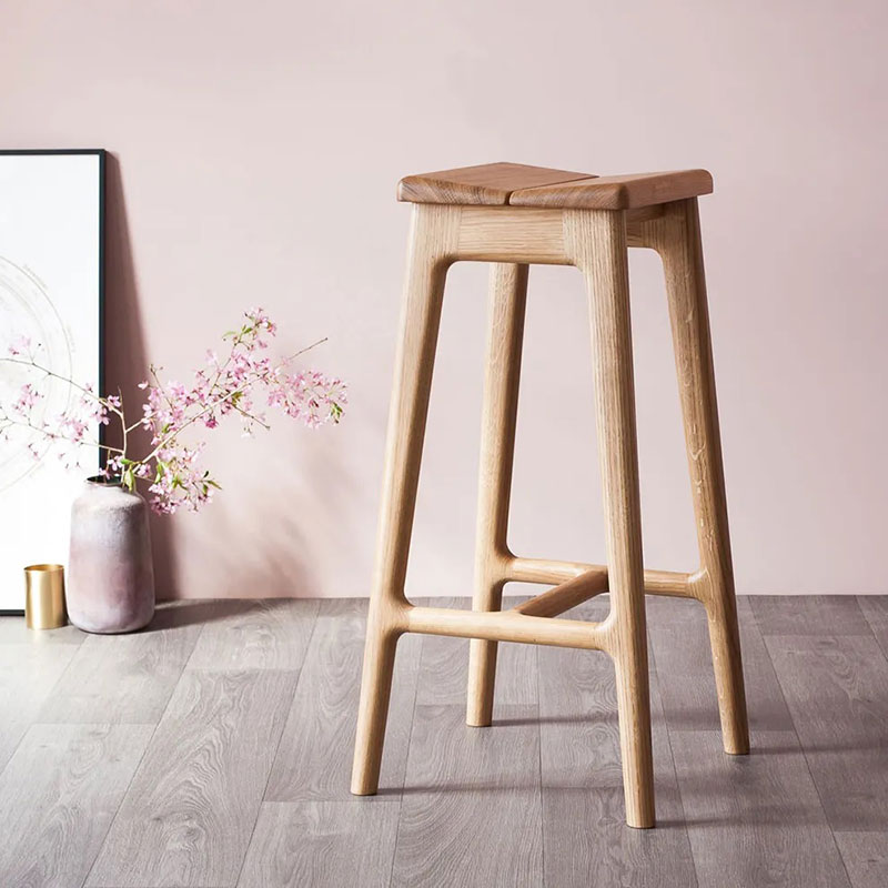 Ghế bar Stool 2 mặt ngồi gỗ Tần Bì GB299