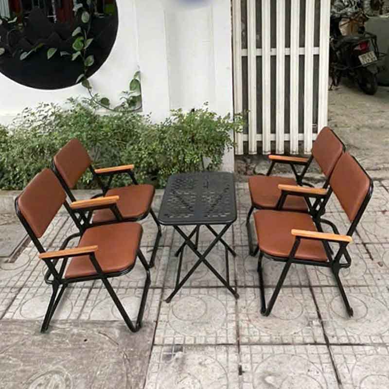 Bàn ghế xếp cho không gian quán cafe, quán trà sữa hay những quán vỉa hè GC575