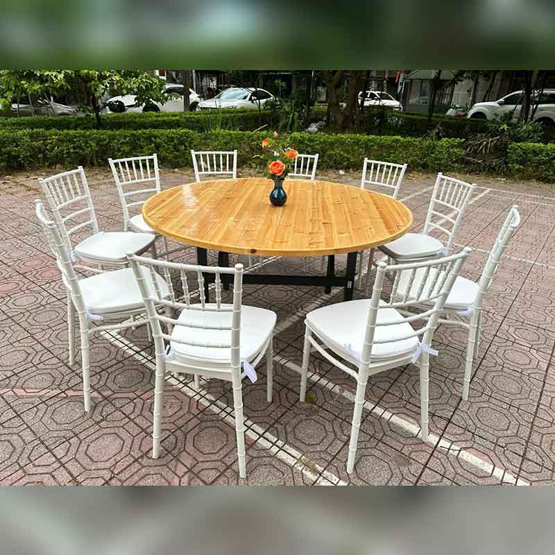 Bộ bàn tròn 10 người trong các buổi tiệc cưới, sự kiện hoặc hội nghị GC826