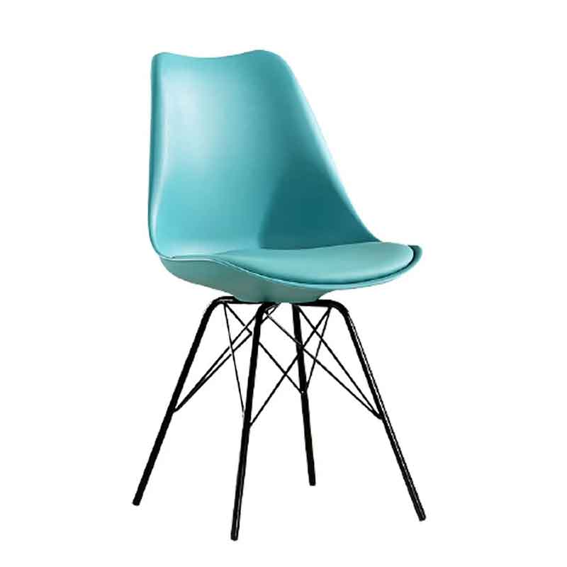 Ghế nhựa Eames mặt đệm chân sắt GC240