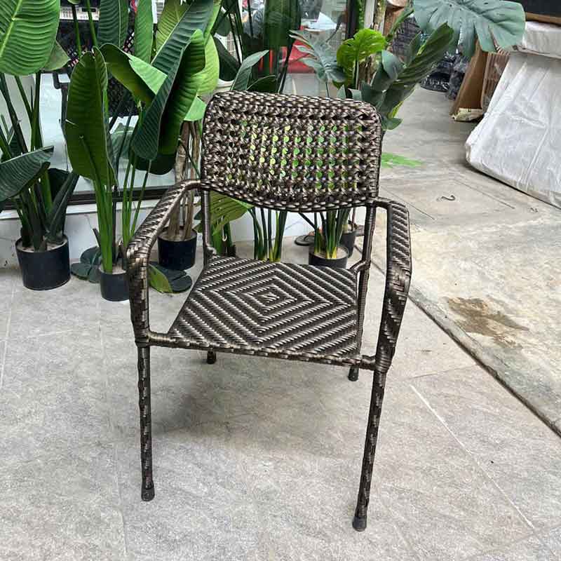 Ghế nhựa giả mây đẹp cho sân vườn quán cafe, khu resort BM503