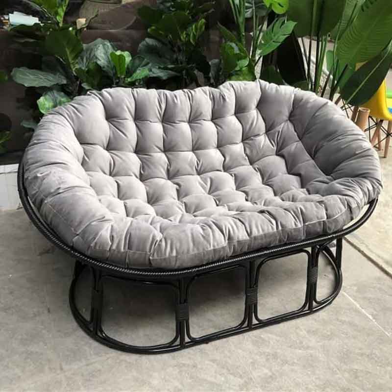 Ghế Papasan đôi mây nhựa dành cho 2 người ngồi BM582