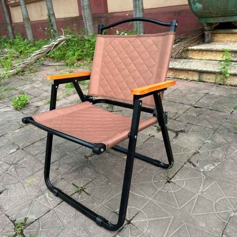 Ghế cafe gấp gọn, ghế camping vải Oxford 600D may 3 lớp BS217