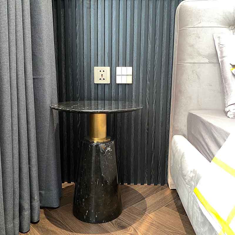 Bàn phụ sofa phòng khách đá tự nhiên nguyên khối BC210