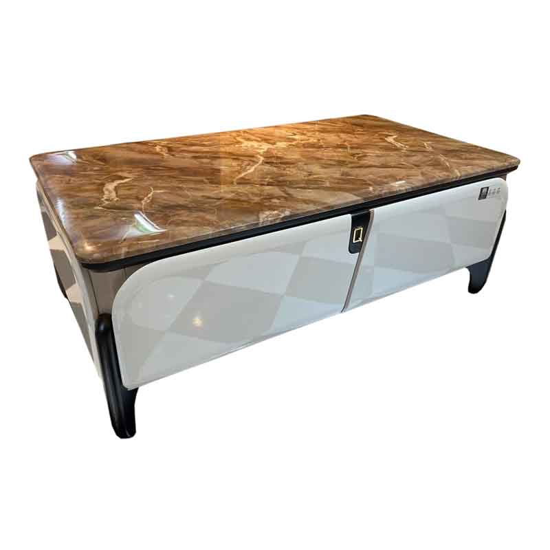 Bàn trà sofa khung gỗ mặt đá Marble BT952