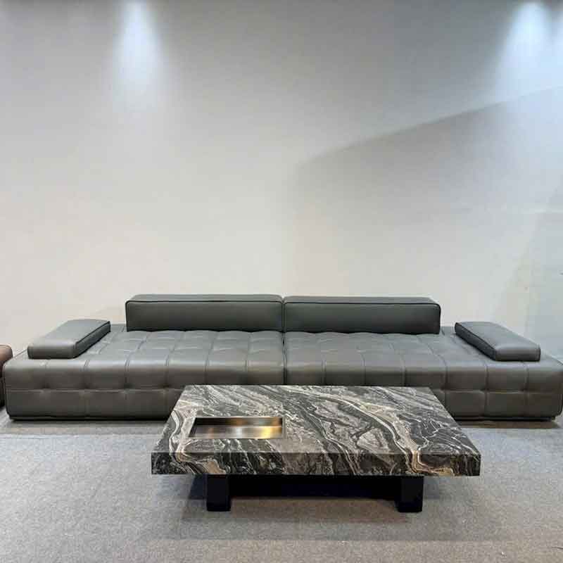 Bàn trà sofa phòng khách đá Cẩm Thạch KT 130cm x 75cm BT279