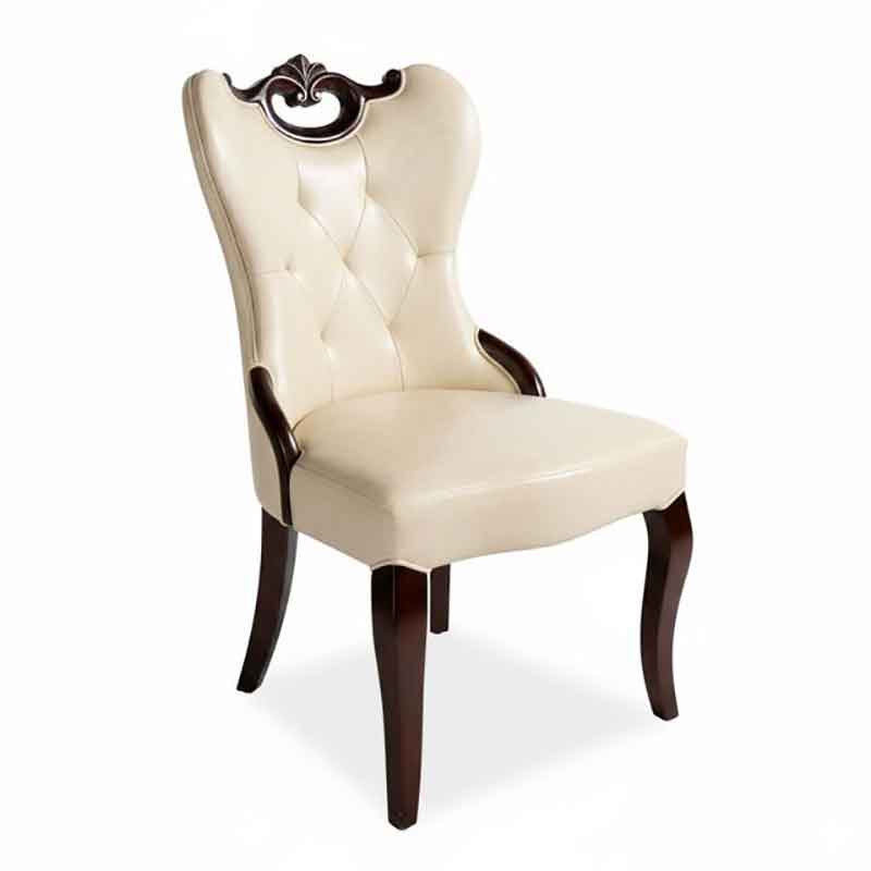 Ghế Saiko decor nhà hàng khách sạn cafe bọc da gỗ cao su GA131