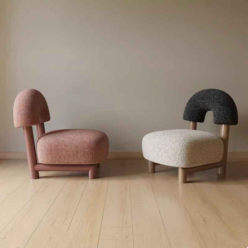 Ghế thư giãn ArmChair khung gỗ đệm nhung phong cách Bắc Âu GG272