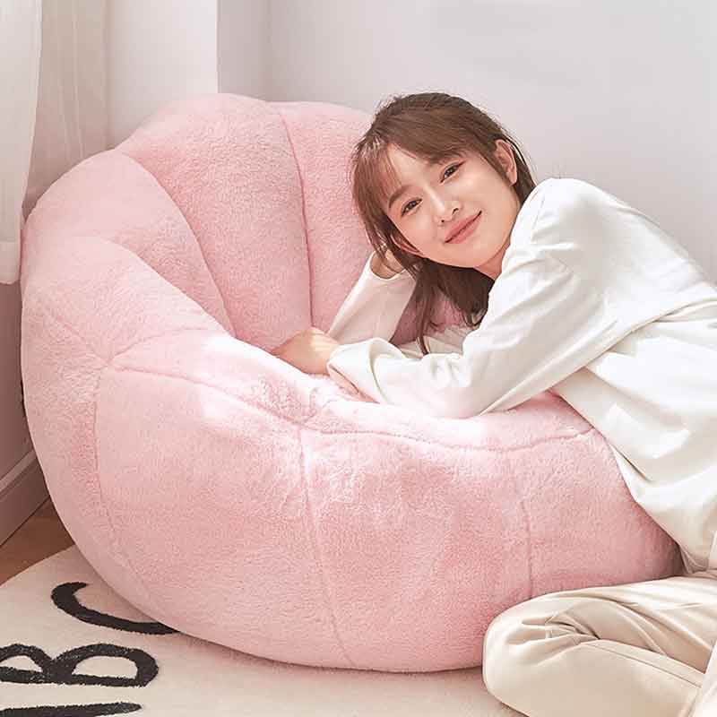 Ghế thư giãn hoa cục vỏ lông xù siêu cute GG284