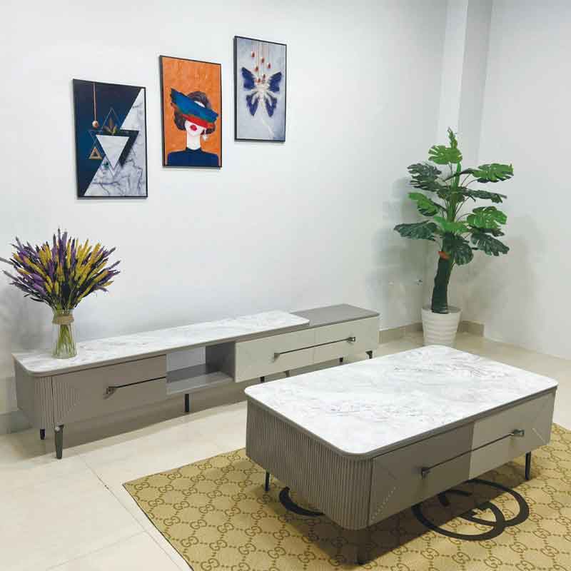 Kệ tivi nhập khẩu thiết kế đẹp cho phòng khách KT338
