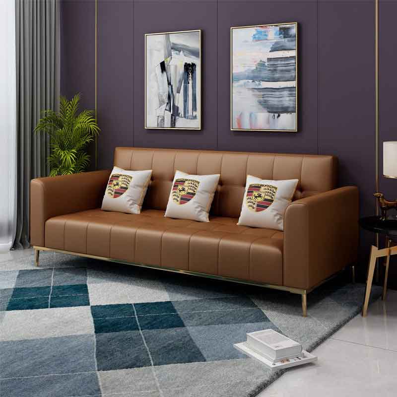 Giường sofa bọc da cao cấp cho phòng khách SF680