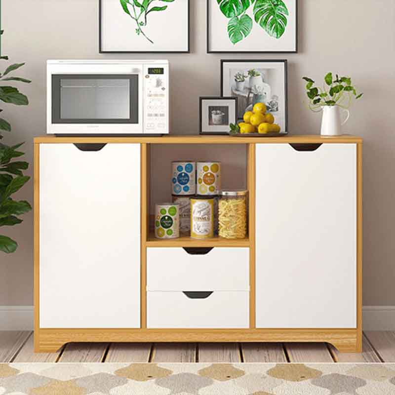 Tủ bếp gỗ công nghiệp MDF phủ Melamine giá rẻ TB676