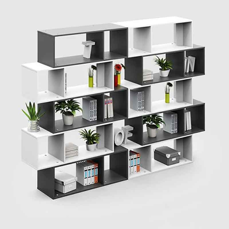 Kệ sách gỗ đa năng thiết kế thông minh sử dụng vách trang trí TS102