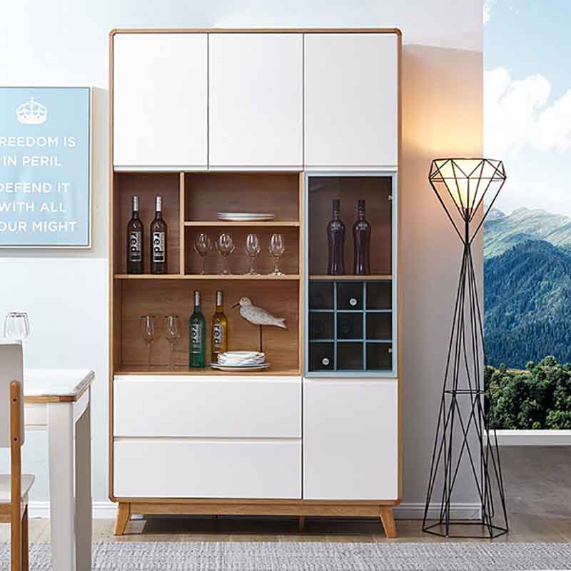 Tủ rượu phòng khách gỗ MDF hiện đại mẫu mới TR672