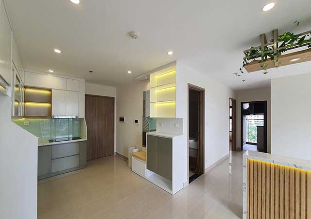 Thiết kế & thi công nội thất căn 2 ngủ chị Hằng chung cư Gamuda