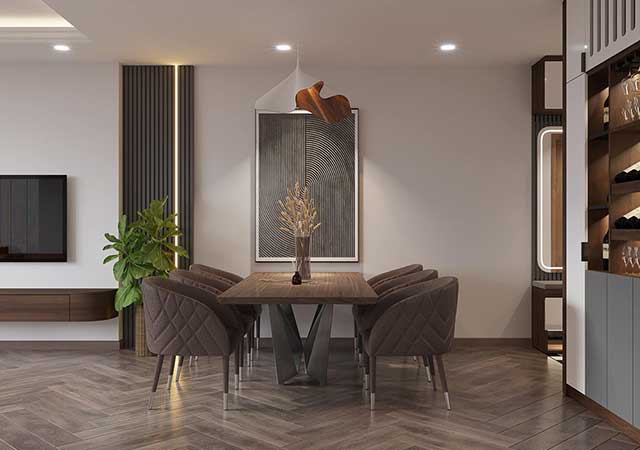 Thiết kế và thi công nội thất căn hộ chung cư New Skylight Hà Đông