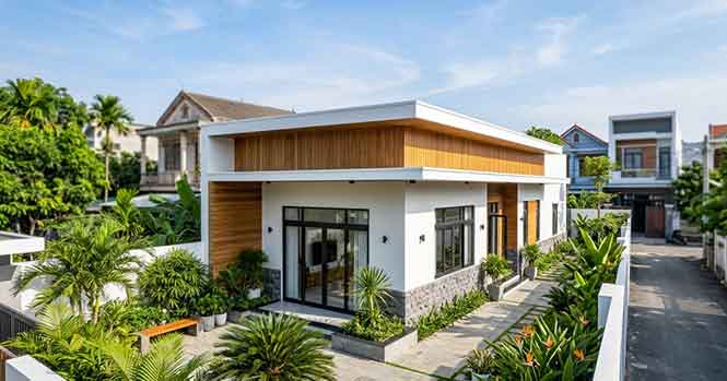 Xây nhà ống cấp 4 đẹp: Những điều nhất định phải biết